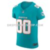 Mens Nike Aqua Miami Dolphins Vapor Fuse Elite Custom Jersey
