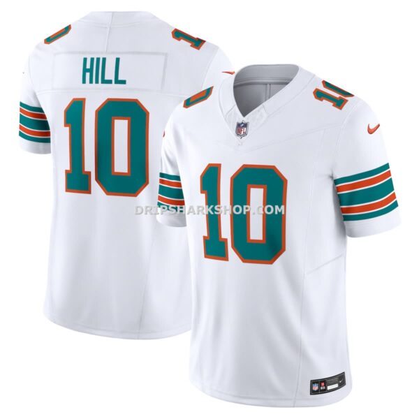 NFL20441aG12-adb6f9 Mens Nike Tyreek Hill White Miami Dolphins Vapor Fuse Limited Jersey
