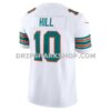 NFL20441aG14-656514 Mens Nike Tyreek Hill White Miami Dolphins Vapor Fuse Limited Jersey