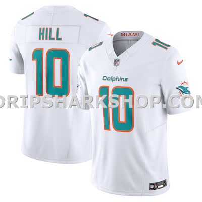 Mens Nike Tyreek Hill White Miami Dolphins Vapor Fuse Limited Jersey