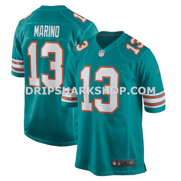 Mens Nike Dan Marino Aqua Miami Dolphins Retired Player Jersey Pi4268000