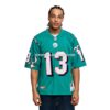 NFL20550aG04-d321e2 Unisex Mitchell And Ness X Golf Wang Dan Marino Aqua Miami Dolphins 1984 Legacy Fashion Jersey