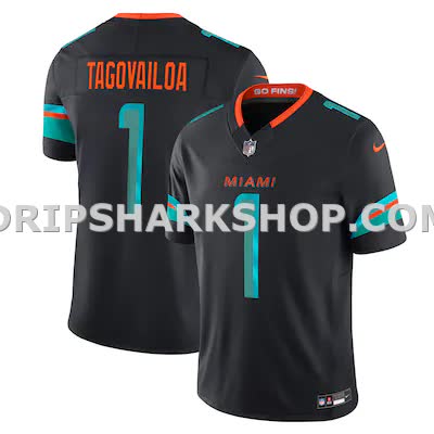 Mens Nike Tua Tagovailoa Pitch Blue Miami Dolphins 2025 Rivalries Collection Limited Jersey