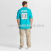Mens Nike Aqua Miami Dolphins Custom Game Jersey