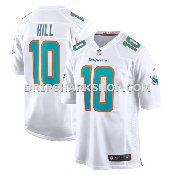 Mens Nike Tyreek Hill White Miami Dolphins Game Jersey Pi4803000