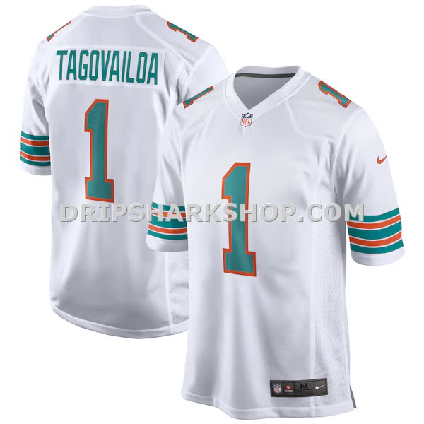 Mens Nike Tua Tagovailoa White Miami Dolphins 2nd Alternate Game Jersey Pi3918000