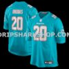 NFL20960eM01-b025f1 Mens Nike Jordyn Brooks Aqua Miami Dolphins Game Jersey