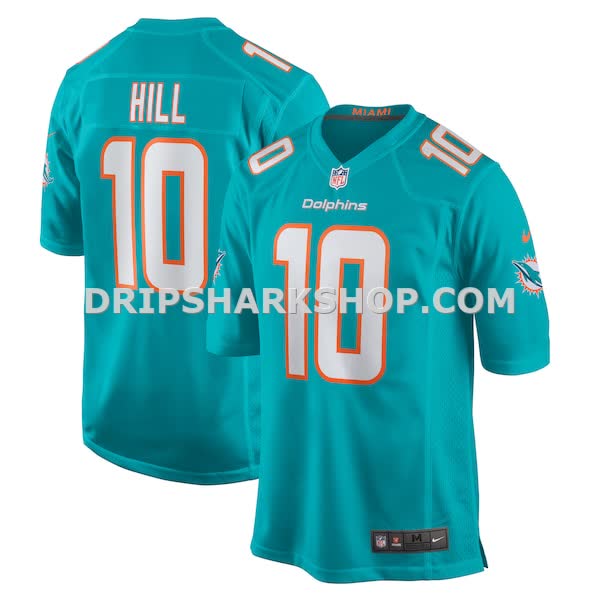 Mens Nike Tyreek Hill Aqua Miami Dolphins Game Jersey Pi4803000