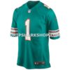 Mens Nike Tua Tagovailoa Aqua Miami Dolphins Alternate Game Jersey Pi3918000
