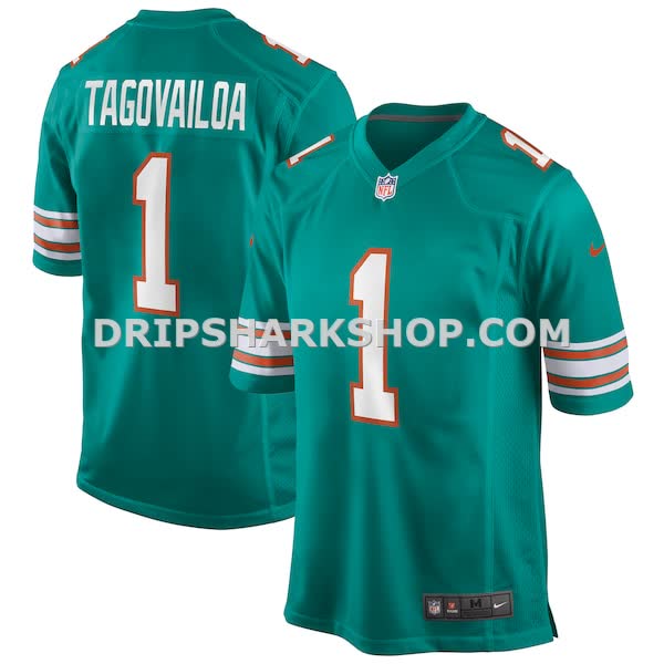 Mens Nike Tua Tagovailoa Aqua Miami Dolphins Alternate Game Jersey Pi3918000