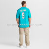 Mens Nike Ifeatu Melifonwu Aqua Miami Dolphins Team Game Jersey