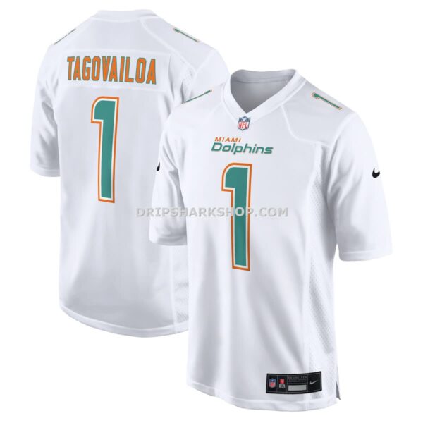 Mens Nike Tua Tagovailoa White Miami Dolphins Fashion Game Jersey