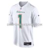 Mens Nike Tua Tagovailoa White Miami Dolphins Fashion Game Jersey