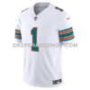 NFL20c648G11-b73981 Mens Nike Tua Tagovailoa White Miami Dolphins Vapor Fuse Limited Jersey