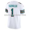 NFL20c648G12-19db47 Mens Nike Tua Tagovailoa White Miami Dolphins Vapor Fuse Limited Jersey