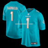 Mens Nike Tua Tagovailoa Aqua Miami Dolphins Player Game Jersey