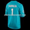 Mens Nike Tua Tagovailoa Aqua Miami Dolphins Player Game Jersey