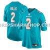 NFL20e1c7M01-f65d60 Mens Nike Malik Willis Aqua Miami Dolphins Game Jersey