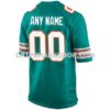 Mens Nike Aqua Miami Dolphins Alternate Custom Game Jersey Pi3888000