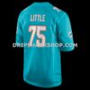 Mens Nike Greg Little Aqua Miami Dolphins Game Jersey