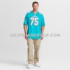Mens Nike Greg Little Aqua Miami Dolphins Game Jersey