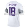 Mens Nike Justin Jefferson White Minnesota Vikings Legend Player Performance Top