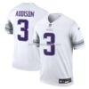 NFL2103fdG04-3d84b7 Mens Nike Jordan Addison White Minnesota Vikings Legend Player Performance Top