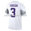 NFL2103fdG06-3d6e0b Mens Nike Jordan Addison White Minnesota Vikings Legend Player Performance Top