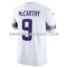 Mens Nike Jj Mccarthy White Minnesota Vikings Vapor Fuse Limited Jersey