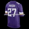 Mens Nike Jordan Mason Purple Minnesota Vikings Team Game Jersey