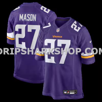 Mens Nike Jordan Mason Purple Minnesota Vikings Team Game Jersey