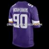 NFL210c05G06-a21892 Mens Nike Tyrion Ingram Dawkins Purple Minnesota Vikings Team Game Jersey