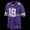 Mens Nike Justin Jefferson Purple Minnesota Vikings Player Game Jersey