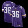 Mens Nike Zavier Scott Purple Minnesota Vikings Team Game Jersey