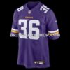 Mens Nike Zavier Scott Purple Minnesota Vikings Team Game Jersey