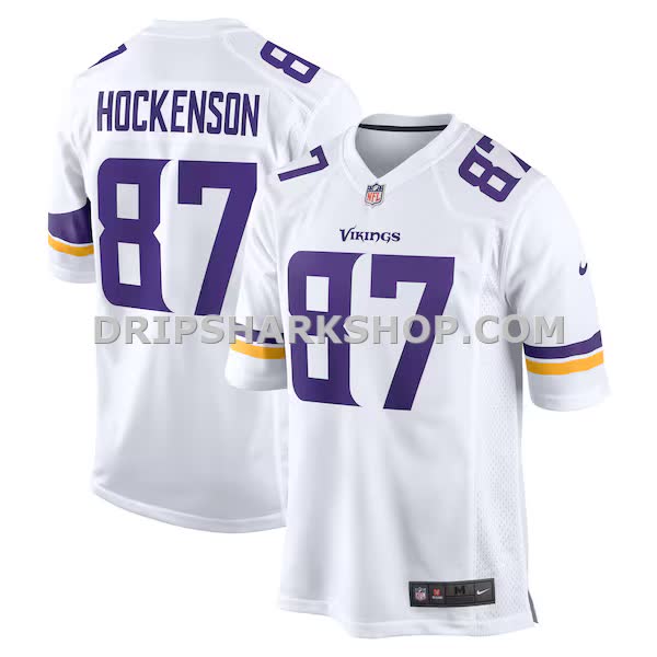Mens Nike Tj Hockenson White Minnesota Vikings Game Player Jersey Pi5233000