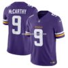 Mens Nike Jj Mccarthy Purple Minnesota Vikings Vapor Fuse Limited Jersey
