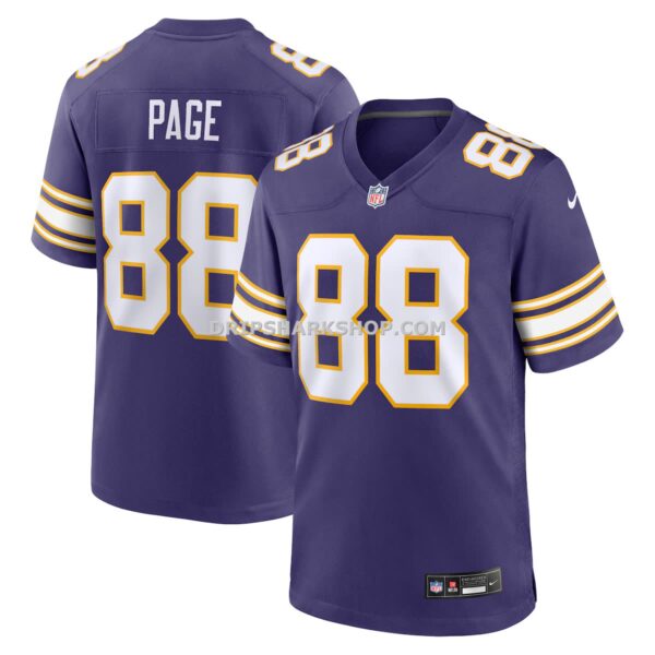 Mens Nike Alan Page Purple Minnesota Vikings Retired Player Alternate Game Jersey