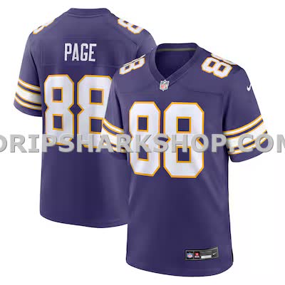 Mens Nike Alan Page Purple Minnesota Vikings Retired Player Alternate Game Jersey