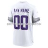 Mens Nike White Minnesota Vikings Alternate Custom Game Jersey