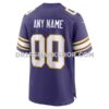 Mens Nike Purple Minnesota Vikings Classic Custom Game Jersey