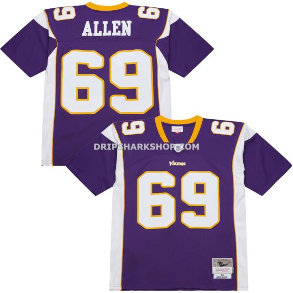 Mens Mitchell And Ness Jared Allen Purple Minnesota Vikings 2011 Legacy Replica Jersey