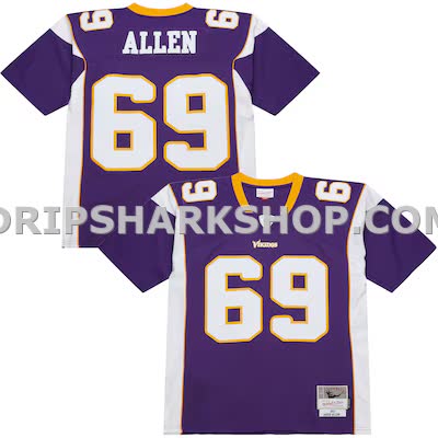 Mens Mitchell And Ness Jared Allen Purple Minnesota Vikings 2011 Legacy Replica Jersey