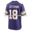 Mens Nike Justin Jefferson Purple Minnesota Vikings Classic Player Game Jersey