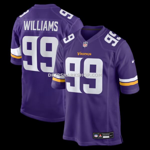Mens Nike Elijah Williams Purple Minnesota Vikings Team Game Jersey