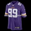 Mens Nike Elijah Williams Purple Minnesota Vikings Team Game Jersey