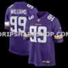 Mens Nike Elijah Williams Purple Minnesota Vikings Team Game Jersey
