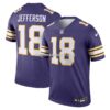 Mens Nike Justin Jefferson Purple Minnesota Vikings Legend Player Performance Top