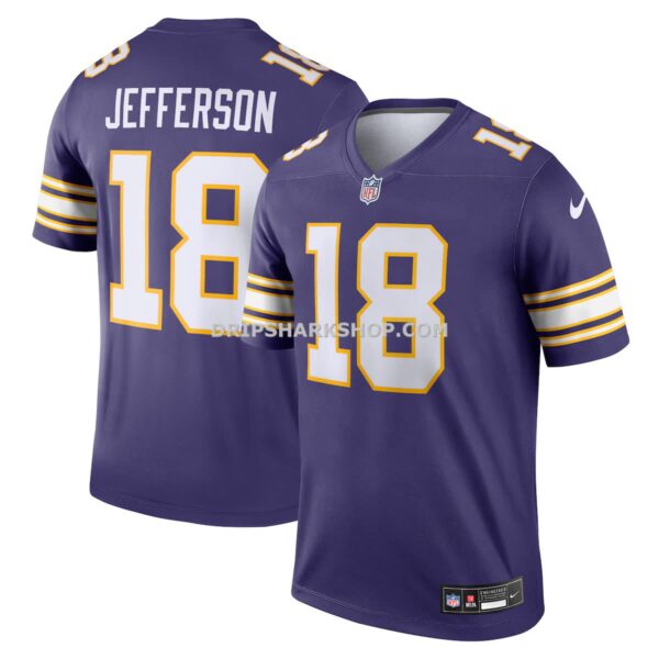 Mens Nike Justin Jefferson Purple Minnesota Vikings Legend Player Performance Top