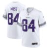 NFL2138a9G04-787a5e Mens Nike Randy Moss White Minnesota Vikings Alternate Retired Player Game Jersey